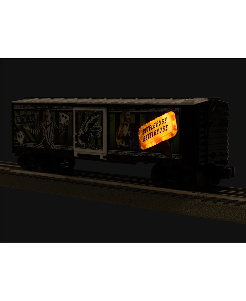 Lionel Beetlejuice 1988 Illuminated O Gauge Model Train Boxcar