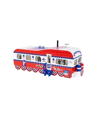 Lionel Patriotic Plug-Expand-Play Mobile Home Trailer O Gauge Model Train Accessory