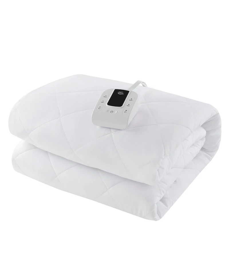 Serta Microfiber Zoned Heated Mattress Pad