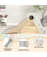 Hongge 2-in-1 Baby Slide and Climber Playset for Toddlers 18+ Months