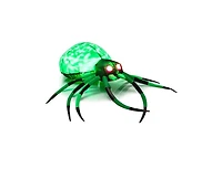 Mondawe 5 ft Long Halloween Inflatable Creepy Spider with Cobweb and LEDs
