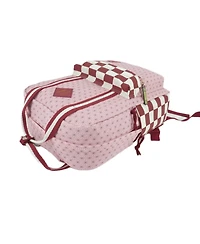 Demon Slayer Logo Cotton Canvas Women's Pink Mini Backpack