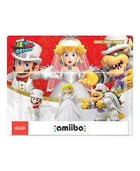 Mario, Peach, Bowser Wedding 3 Pack - Super Mario Odyssey