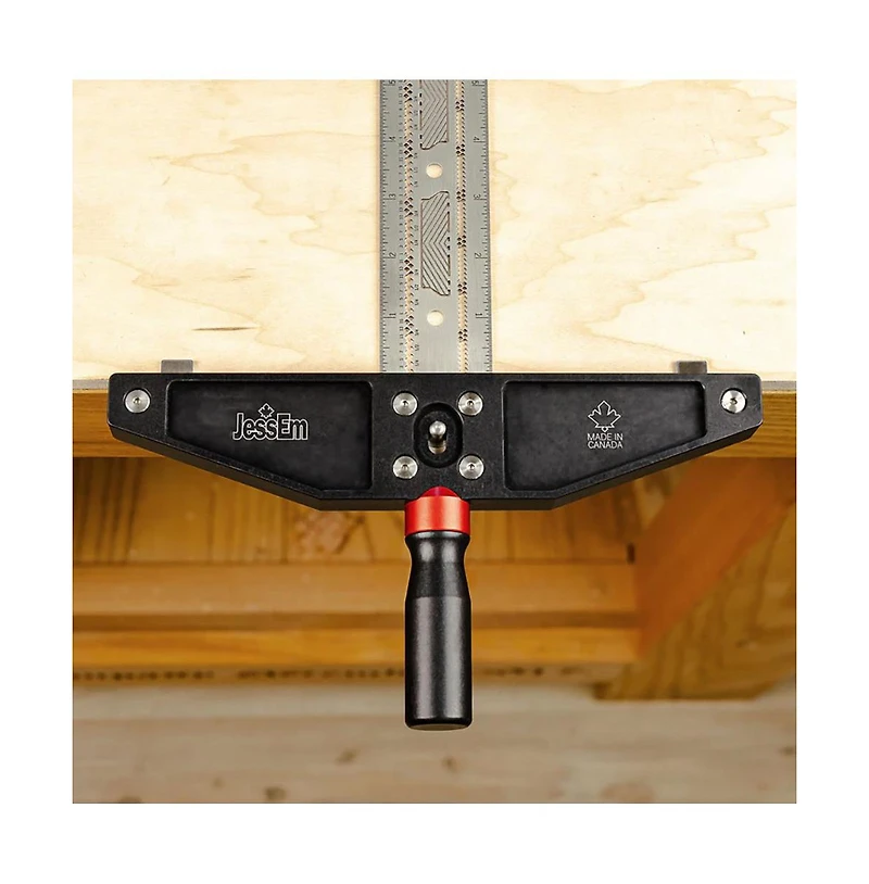 Jessem 07422 Longsword 18" Sword T-Square Stainless Steel Imperial and Metric Ruler