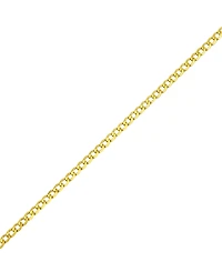 Macy's Beveled Curb Link Bracelet in 18k Yellow Gold