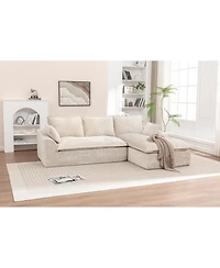 Streamdale 103" Cloud Sectional Couch with L-Shape Chaise