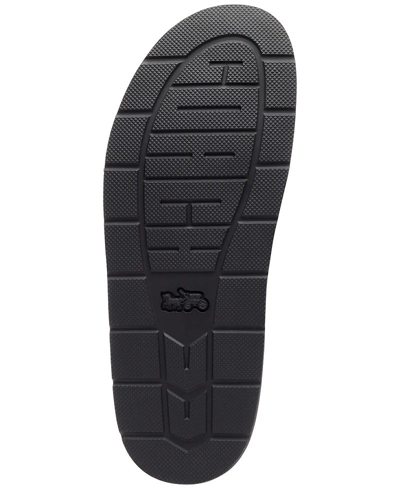 Coach Men's Buckle Slip-On Clogs