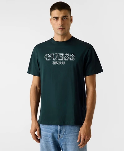 Guess Men's Embroidered Logo T-Shirt