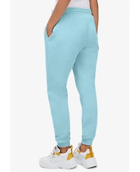 ellos Women's Drawstring Waist Fleece Sweatpants