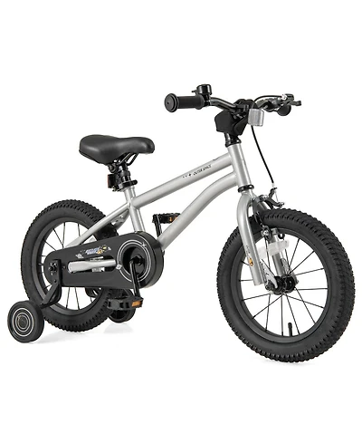 Hongge 14-Inch Kids Bike with High-Carbon Steel Frame and Removable Training Wheels