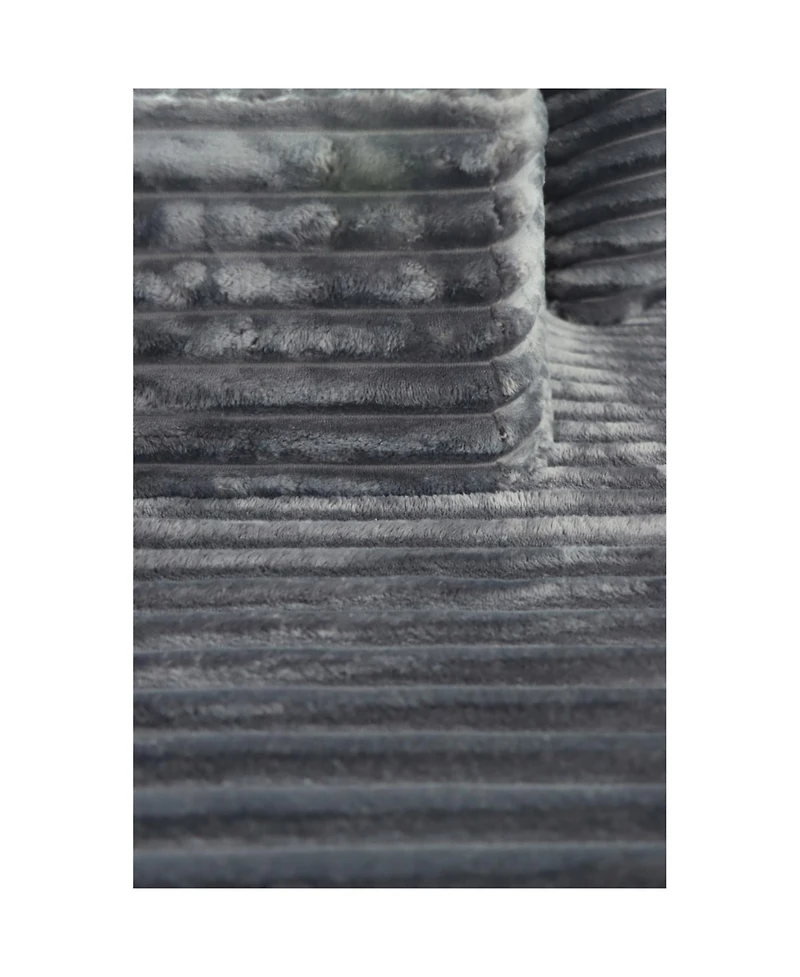 Streamdale Furniture Streamdale Cloud Sectional Couch, L-Shape Chaise, Modern Modular Sofa, Grey