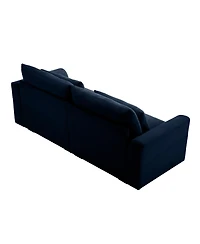 Streamdale Modern 2 Seater Corduroy Sofa with Armrests for Living Room, Blue