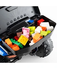 Hongge 6V Kids Ride-On Atv with Spray Function, Music, and Rear Storage Box