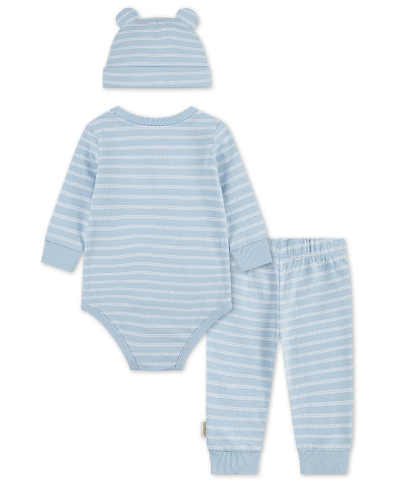 Huggies Baby Boys' Bodysuit, Pants, and Cap, 3-Piece Set
