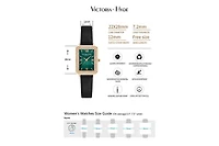 Women's Crystals Stainless Steel Bracelet Watch 22×28mm Westminster Victoria Hyde