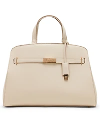 Anne Klein Large Belted Satchel with Convertible Strap