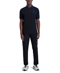 Karl Lagerfeld Paris Men's Performance Solid Cuff Polo Shirt