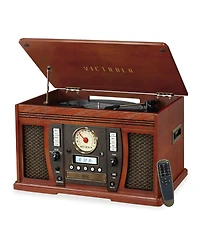 Victrola Aviator Signature Bluetooth Record Player, Mahogany