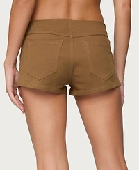 Edikted Women's Dinah Denim Micro Shorts