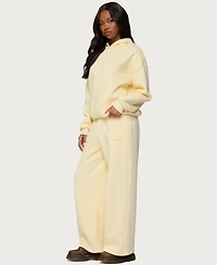 Edikted Women's Basic Girl Wide Leg Sweatpants