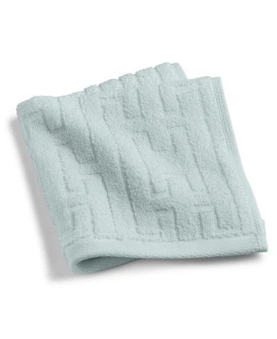 Hotel Collection Sculpted Chain-Link Wash Towel, 13" x 13", Exclusively at Macy's