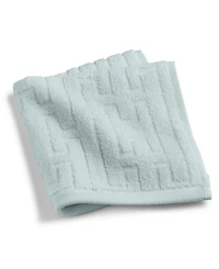 Hotel Collection Sculpted Chain-Link Wash Towel, 13" x 13", Exclusively at Macy's