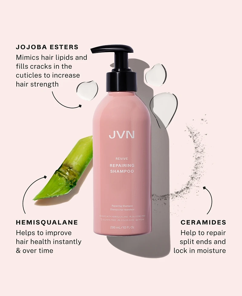 Jvn Hair Revive Repairing Shampoo, 10 oz.