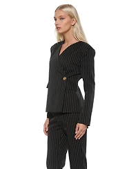 Alexia Admor Women's Alira Striped Blazer