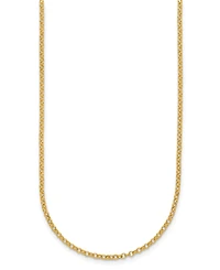 Macy's Rolo Chain Necklace in 24k Yellow Gold
