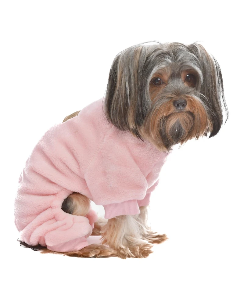 Parisian Pet Velour Pajama Blush Pink