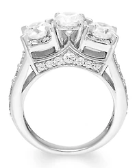 Macy's Diamond 3-Stone Ring (3 ct. t.w.) in 14k White Gold
