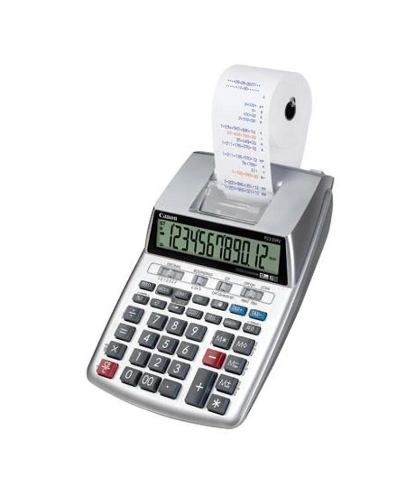 Canon P23-dhv-3 Printing Calculator with Double Check Function, Tax Calculation and Currency Conversion
