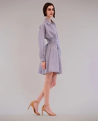 julia jordan Women's Collared Short Shirt Dress