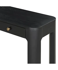 Streamdale Furniture Rustic Console Table with Curved Corners, 3 Drawers