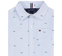 Tommy Hilfiger Baby Boys' Shirt and Jogger Pants, 2-Piece Set
