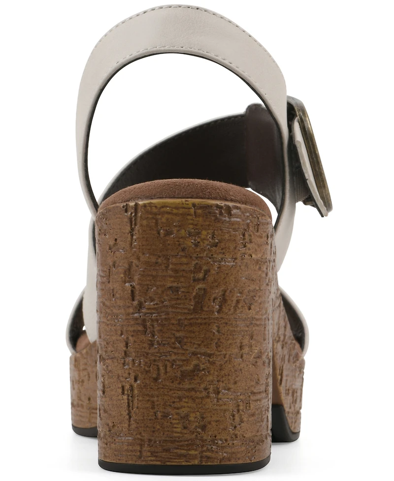 White Mountain Women's Barb Platform Sandal