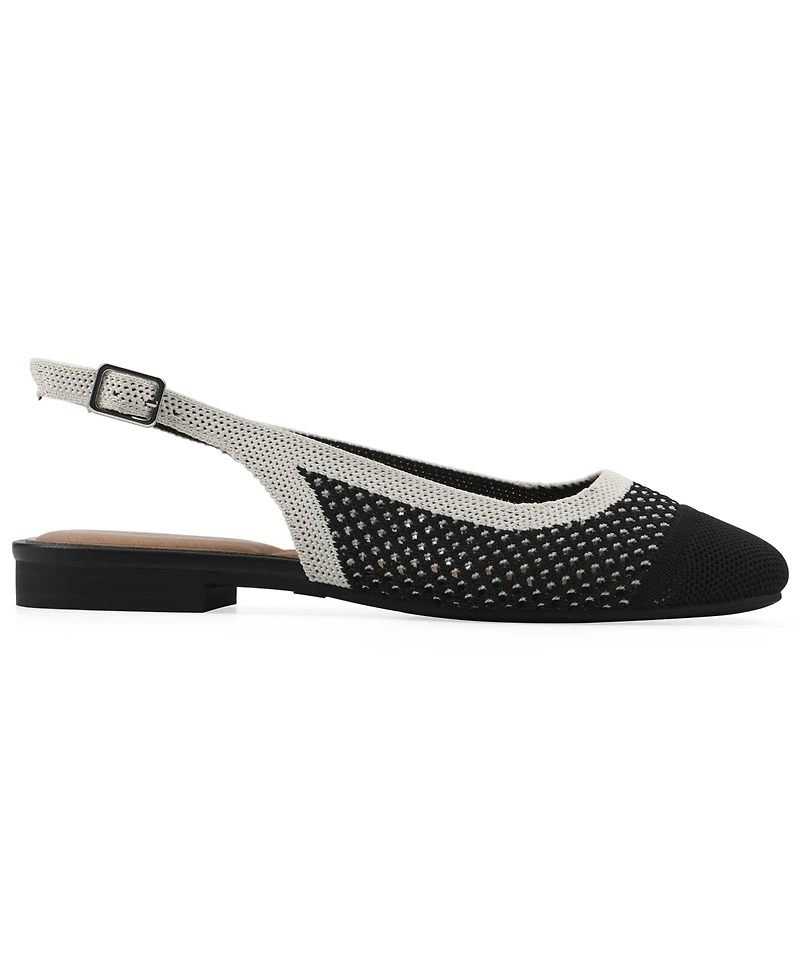White Mountain Women's Bonie Slingback Flats