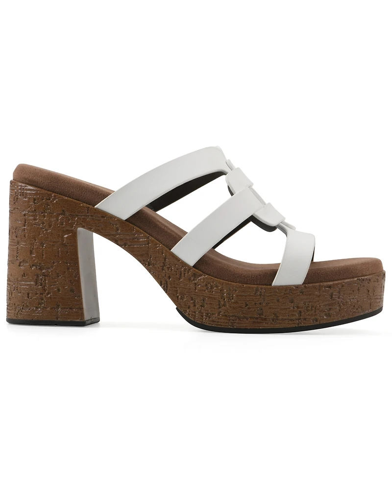 White Mountain Women's Barillo Platform Sandals