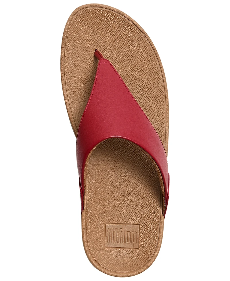 FitFlop Women's Lulu Leather Toe-Thongs Sandals