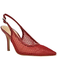 Guess Women's Pandy Mesh Pointed Toe Slingback Stiletto Pumps