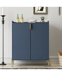 Streamdale Furniture Streamdale Home wine bar cabinet with rack & shelf, modern sideboard buffet