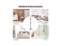 Slickblue Entryway Height Adjustable Coat Stand with 9 Hooks