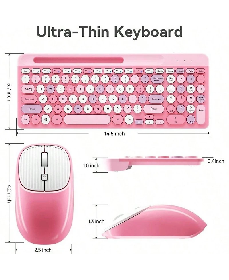 Wireless Keyboard and Mouse Combo
