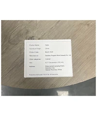 sumyeg Round Stool Set with Shelf and Upholstered Backrest, 23.62'' W x 23.62'' D x 35.43'' H