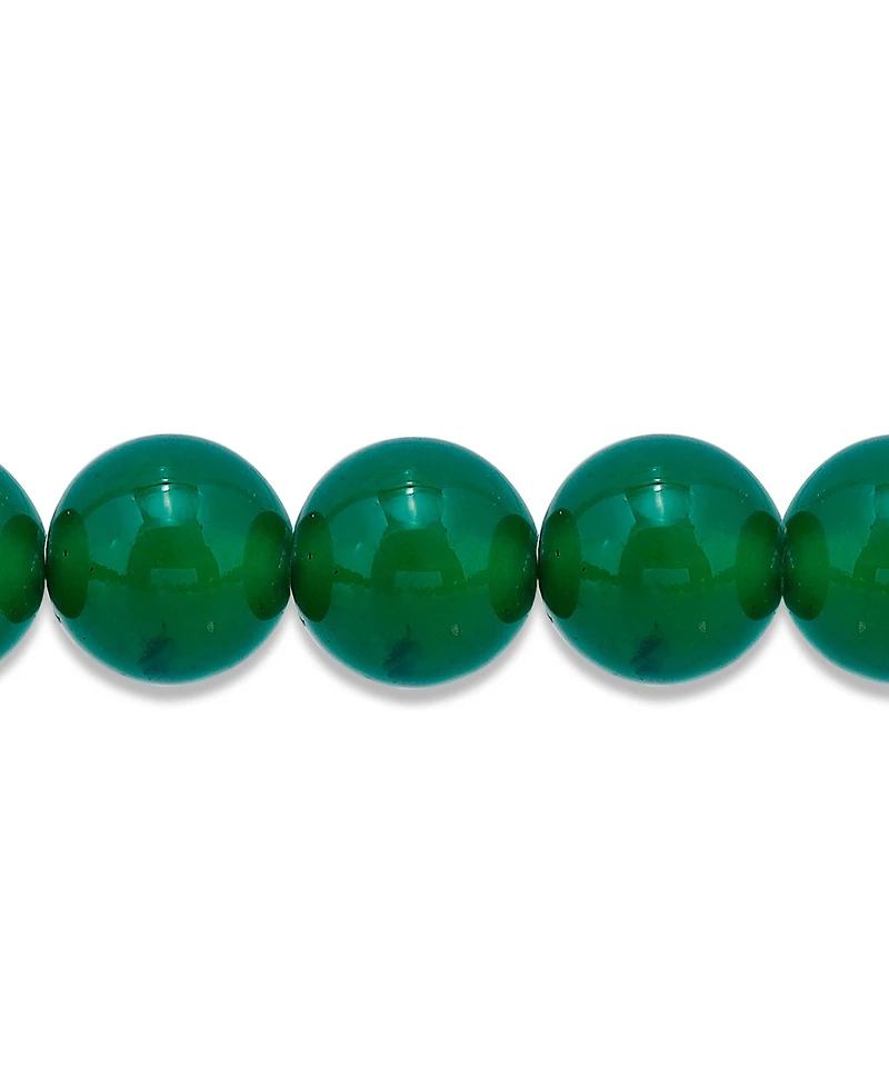 Macy's Howlite Chrysocolla Sodalite Beads and Sea Turtle Charm Station Silver Plated Stretch Bracelet