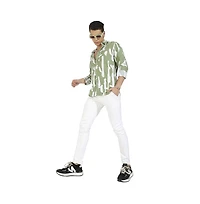 Campus Sutra Men's Abstract Print Shirt
