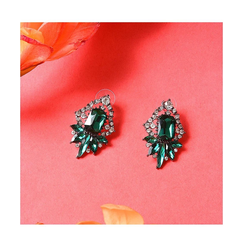 Sohi Women's Botanical Drop Earrings