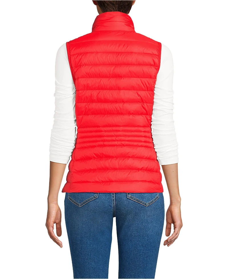 Lands' End Women's Wanderweight Packable Down Vest