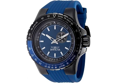 Invicta Men's 49722 Aviator Quartz VD72 Blue Dial Watch