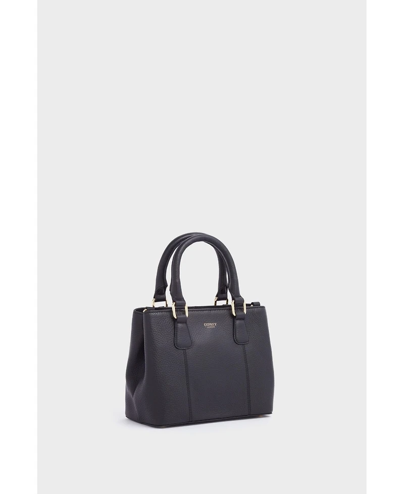 Osprey London The Mini Adaline Leather Grab Bag - Grainy Hide